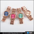 Blinkende Roségold fancy Armbanduhr Quarz Nickel frei